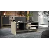 Banco/mesa Cama PORTO 100x50x46 carvalho/preto