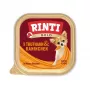 Comida húmida para cães RINTI Gold Mini — peru com coelho, alimento completo, 100 g travessa, para cães adultos pequenos (5–10 kg)