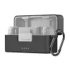 Capa protetora Puluz para DJI Mic 2 PU716B — preto, estojo de armazenamento rígido