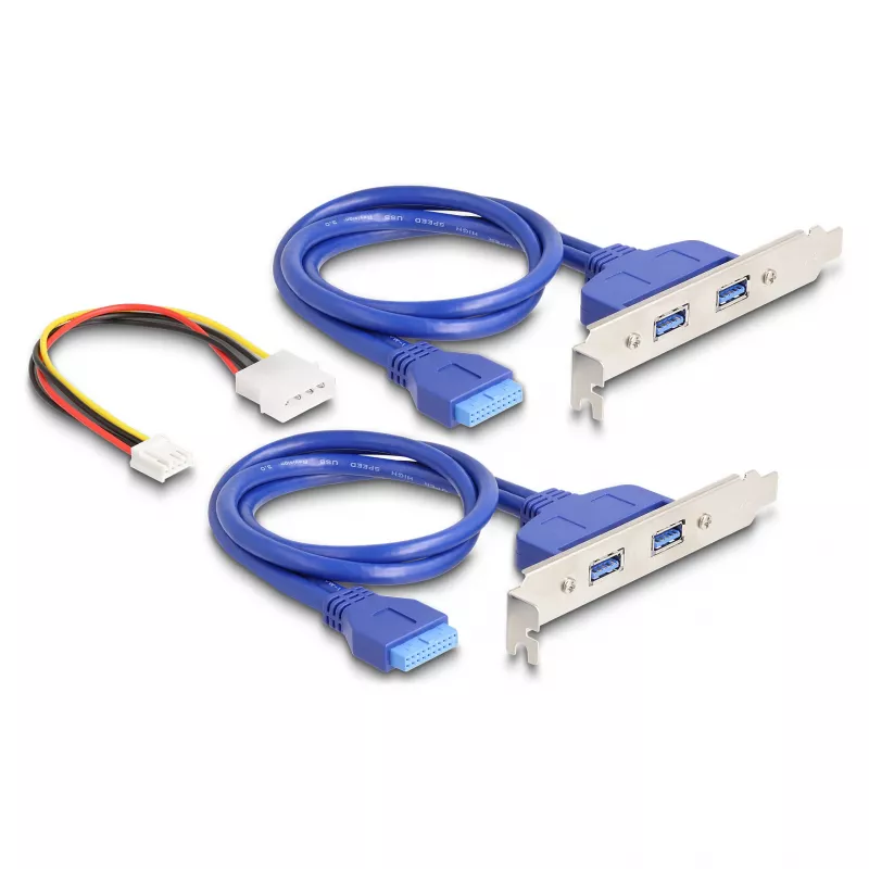 Adaptador USB 3.2 Gen 1 interno DeLOCK 61066 M.2 conector macho preto