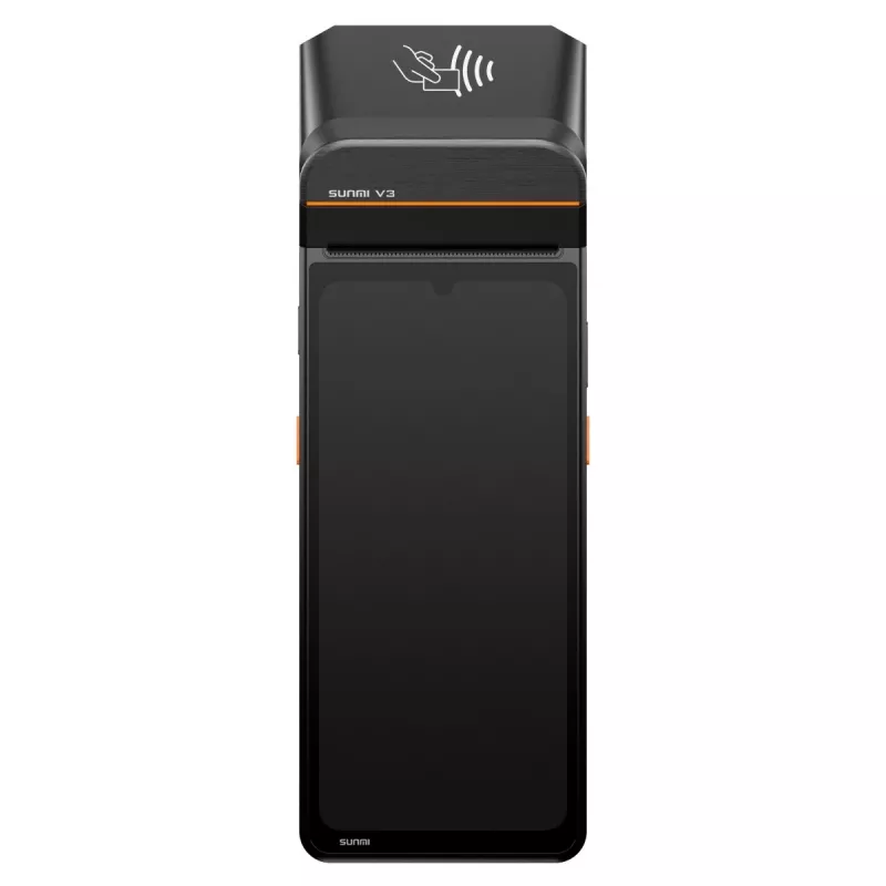 Terminal POS SUNMI V3 A13 com 3 GB RAM, 32 GB armazenamento, NFC