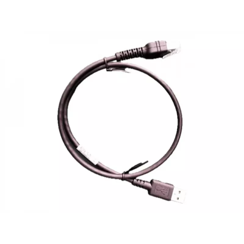 Zebra - Cabo para leitor de códigos de barras - USB (macho) para RJ-50 (macho) - 61 cm - reto (CBL-U10255-01)