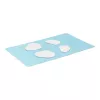 Patins para rato Endgame Gear XM1, 99,5 % PTFE, branco — conjunto individual