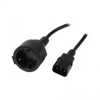 Cabo de alimentação Synergy21 230V C14 (ficha) -> Schutzkontakt CEE7 (conector fêmea), 1,8m, ,
