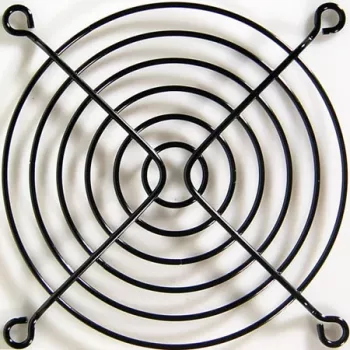 Grelha para ventoinha sem fabricante FGR-92B — grelha de proteção metálica 92 mm para ventoinhas de refrigeração