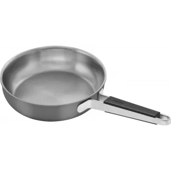 Frigideira de indução ZWILLING PURE 24 cm, plana, cinzento