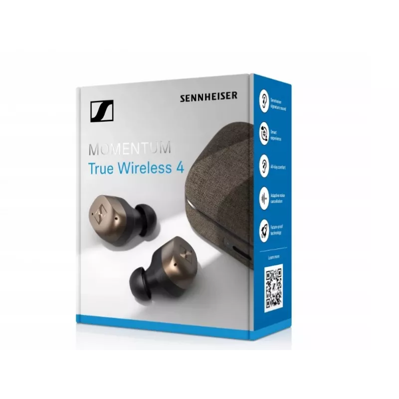 Auscultadores Sennheiser Momentum True Wireless 4 - preto Copper