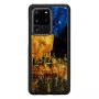 Capa para telefone iKins para Samsung Galaxy S20 Ultra — preto, modelo 'Cafe Terrace'