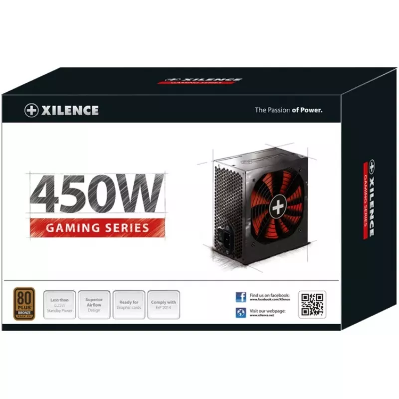 Fonte de alimentação Xilence Performance A+ XN213 450 W