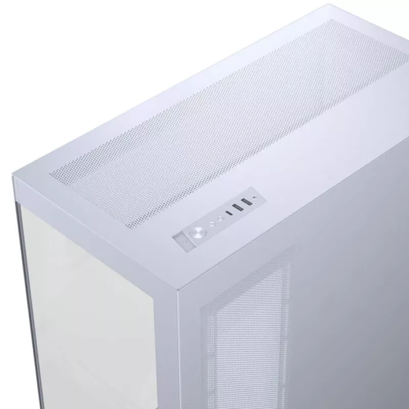 Caixa ATX PHANTEKS NV-Series NV5 MK2, vidro temperado, DRGB - branco mate + pack de 3 ventoinhas M25 Gen2 PWM D-RGB Reverse Blade + 1 ventoinha normal - 120 mm