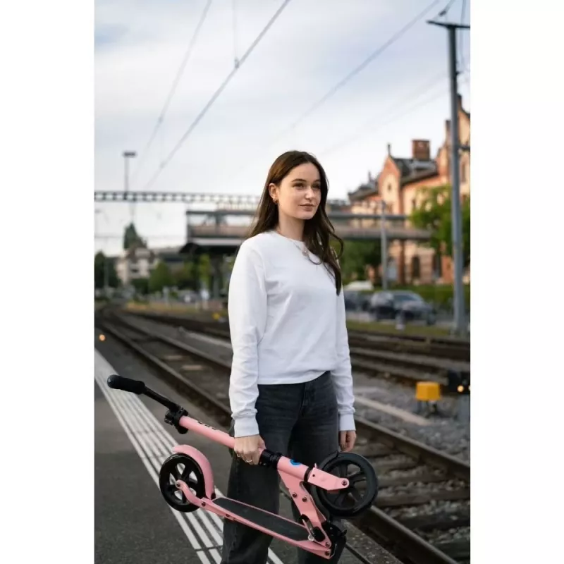 Trotinete Micro Speed Deluxe Neon Rose