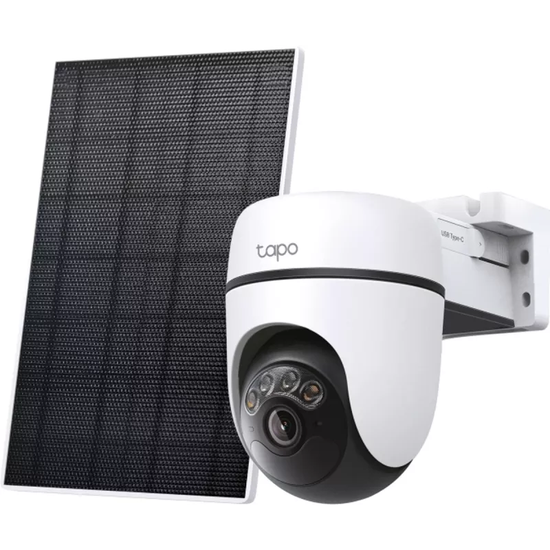 Câmara de vigilância TP-LINK Tapo C630 KIT alimentada a energia solar pan/tilt