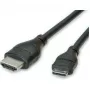 Cabo HDMI High Speed com Ethernet ROLINE - cabo HDMI com Ethernet - mini HDMI (macho)