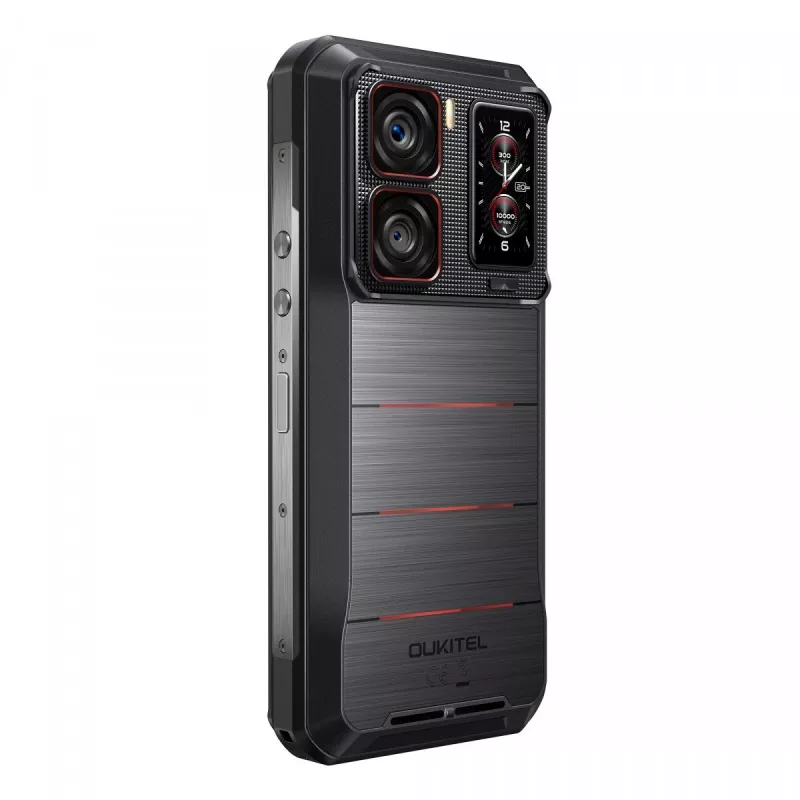 Smartphone Oukitel WP300 5G, 6,8 polegadas, 12 GB de RAM, 512 GB, 16000 mAh, IP69K, Android 15, preto