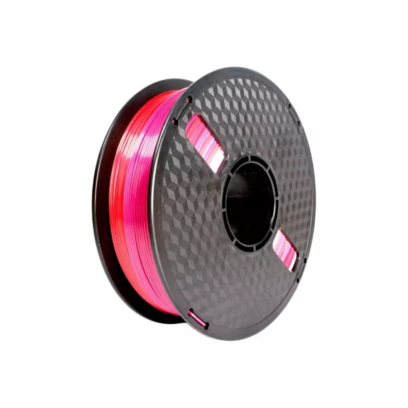 Filamento PLA para impressão 3D 1,75 mm 1 kg — Flashforge Gembird 3DP-PLA-SK-01-RP, roxo/vermelho