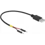 Cabo USB DeLOCK 85401 0,2 m USB A preto