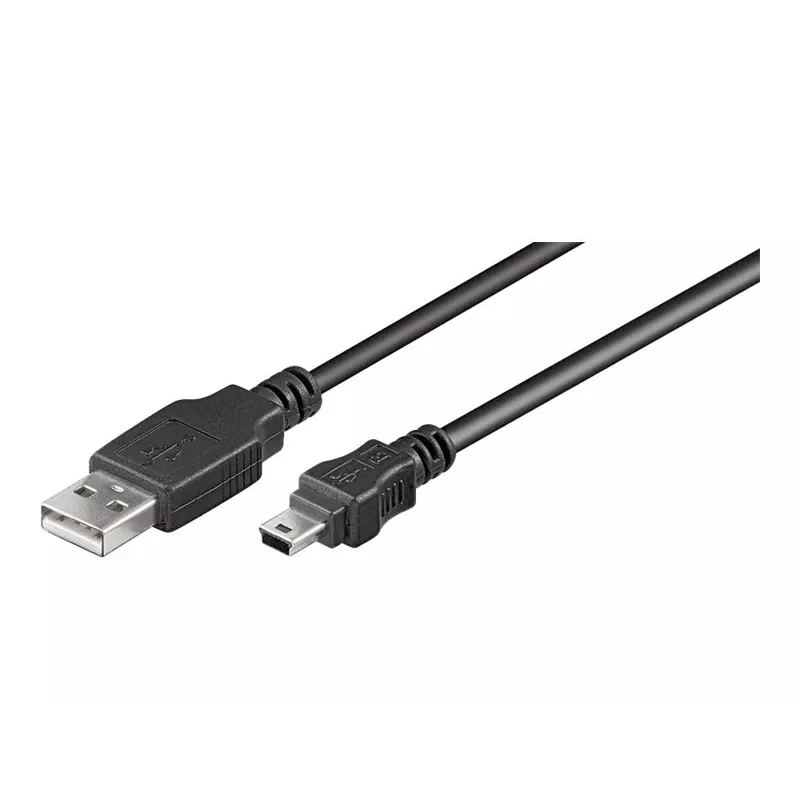 Goobay | Cabo USB 2.0 Hi-Speed | 50768 | USB-A para Mini-USB ficha USB 2.0 (Type-A) | ficha Mini-USB 2.0 (Type-B, 5 pinos)