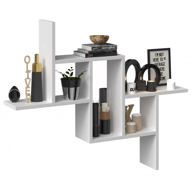 Estante suspensa FIESTA 85x15x73,5 cm, branco
