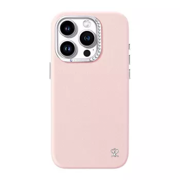 Capa para telemóvel Joyroom PN-15F1 Starry para iPhone 15 Pro, rosa, capa de proteção fina