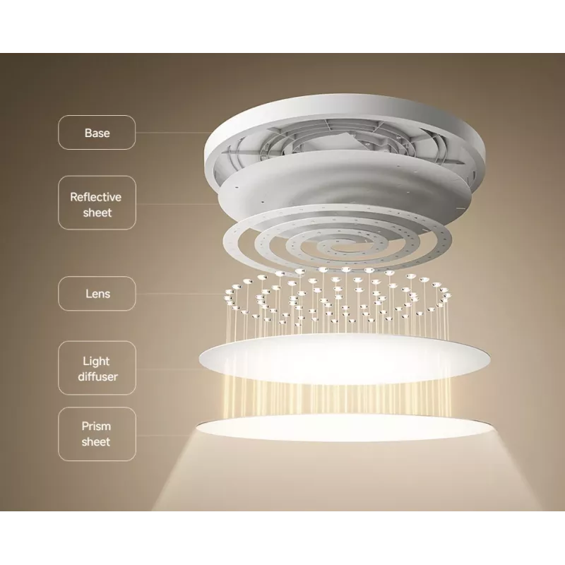Lâmpada de teto inteligente Xiaomi D30 WiFi 30W