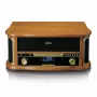 Lenco TCD-2571WD gira-discos com leitor de cassetes, DAB+, FM, Bluetooth, USB, 10 W, madeira