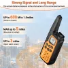 Walkie-talkie Baofeng BF-T25E laranja, 2 unid.