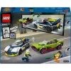 Conjunto de brincar LEGO City 60415 Carro de polícia e perseguição de muscle car — 213 peças, 2 minifiguras, idade 6+