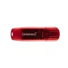 Pen USB Intenso 128 GB USB Type-A 2.0 Vermelho Transparente