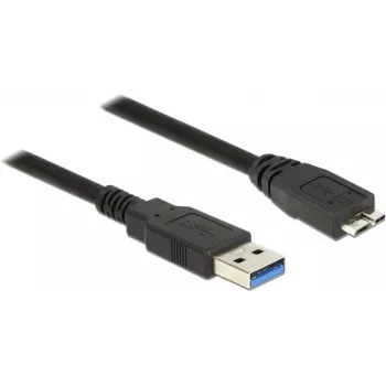 Cabo USB DeLOCK 85075 USB 3.2 Gen 1 3 m USB A Micro-USB B preto
