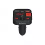 Transmissor FM SAVIO, Bluetooth 5.3, carregador QC 3.0, ecrã LED, Bass Boost, TR-15, preto
