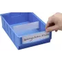 Conjunto de identificação allit ProfiPlus ShelfBox B branco para caixas de armazenamento – modelo 456597