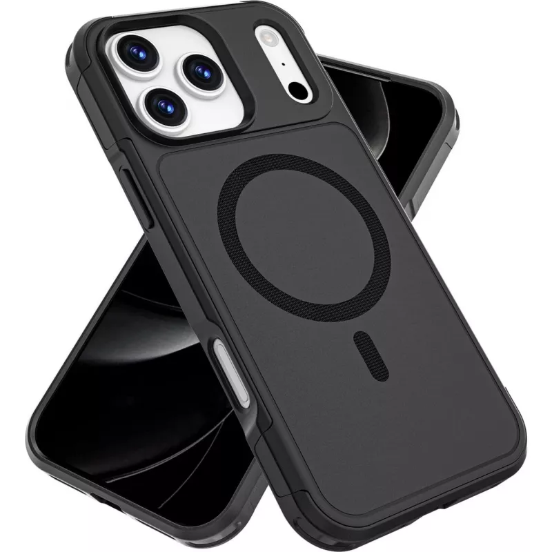 Capa 4smarts Defend iPhone 17 Pro Max preto 17,5 cm