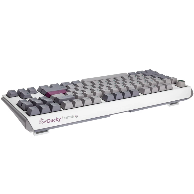 Teclado Ducky One 3 TKL Gaming USB US English prateado