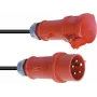 Cabo de extensão PSSO 16A CEE 5x2,5 mm² 25 m vermelho
