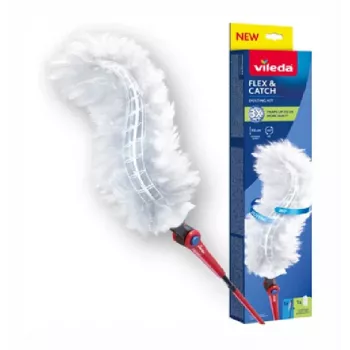 Pá de lixo VILEDA com cabo longo + 1 recarga Flex&Catch