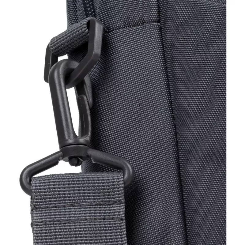 Capa para portátil Rivacase Alpendorf Eco para portáteis de 16 polegadas, cinzenta, capa protetora fina