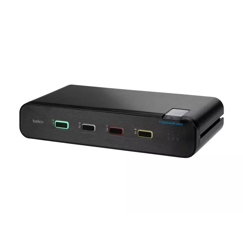 Belkin F1DN204KVM-UNN4 Universal Secure Dual-Head 4P comutador KVM de secretária