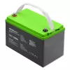 Bateria de gel QOLTEC 53080 12V 100Ah — bateria recarregável selada para alimentação de emergência
