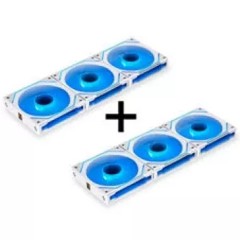 LIAN LI UNI FAN SL-INF 120 ARGB Reverse Blade kit de ventoinhas PWM - pack de 6, branco