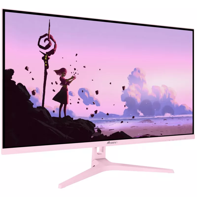 Monitor de computador Arozzi Nova 32 polegadas (80 cm) 2560×1440 Quad HD LED 1 ms 16:9 rosa com altifalantes e VESA