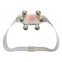 SKG H7 Ultra-E – cabeças de massagem douradas, massagem combinada, massagem por compressão, massagem por amassamento, massagem por vibração, pescoço, ombros, dourado, plástico, botões, bateria