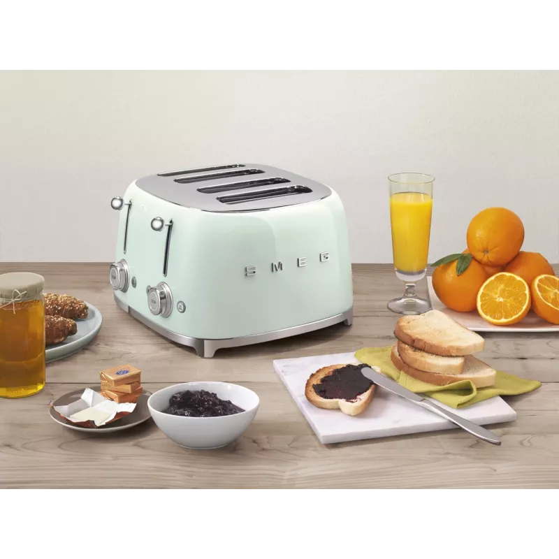 Torradeira SMEG (TSF03PGEU) verde-pastel
