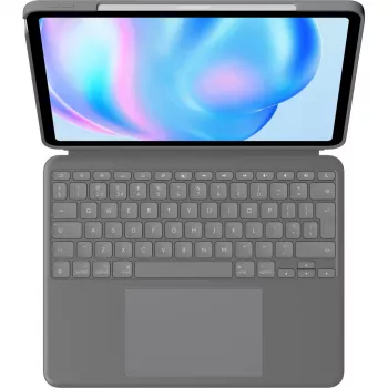 Teclado Logitech Combo Touch QWERTY UK English Smart Connector cinzento