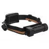 Lanterna de cabeça Duracell DH1500R — preta/laranja, iluminação recarregável mãos livres