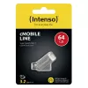 PEN DRIVE FLASH USB3 64GB/SILVER 3536490 INTENSO