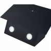 Bomann DU 7606.1 G exaustor de parede, 60 cm, exaustão/recirculação, LED, preto/aço inoxidável
