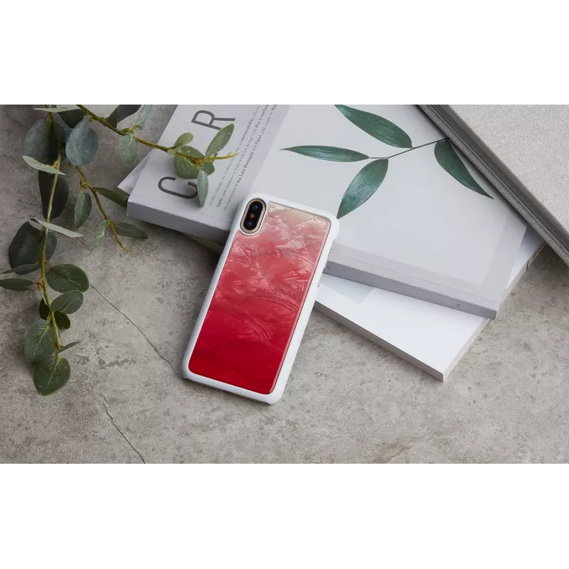 Capa para telemóvel iKins para iPhone XS / iPhone X — Pink Lake White capa de proteção