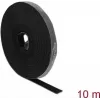 Delock Fita de velcro em rolo, 10 m x 15 mm, preto