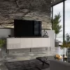 Móvel RTV ABI 4D 200x38x62 caxemira mate