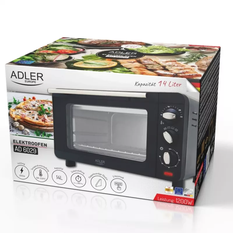 Forno elétrico ADLER AD 6029 Preto